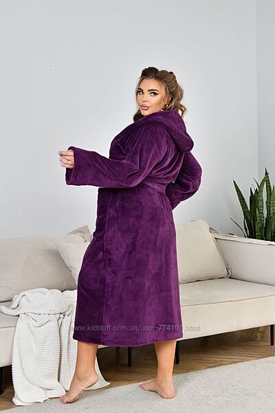 Халат довгий махровий 44-46, 48-50, 52-54, 56-58