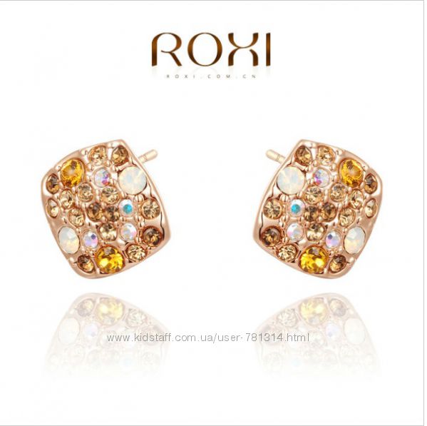 Позолоченные серьги ТМ Roxi