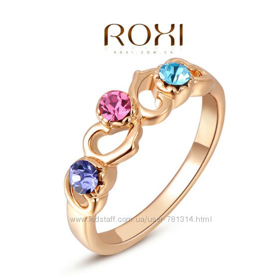 Позолоченные кольца ТМ Roxi