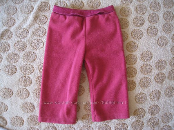Флисовые штаны для девочки Mothercare 12-18 мес