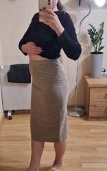 Спідниця вузька під замш