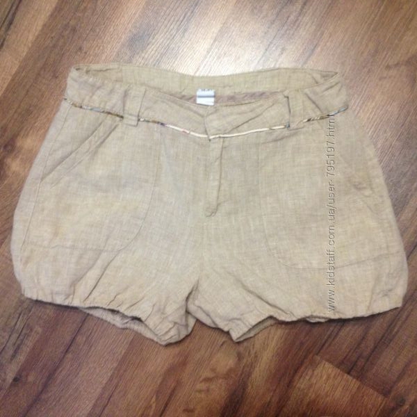 Шорты Zara, лен, 9-13лет, Испания