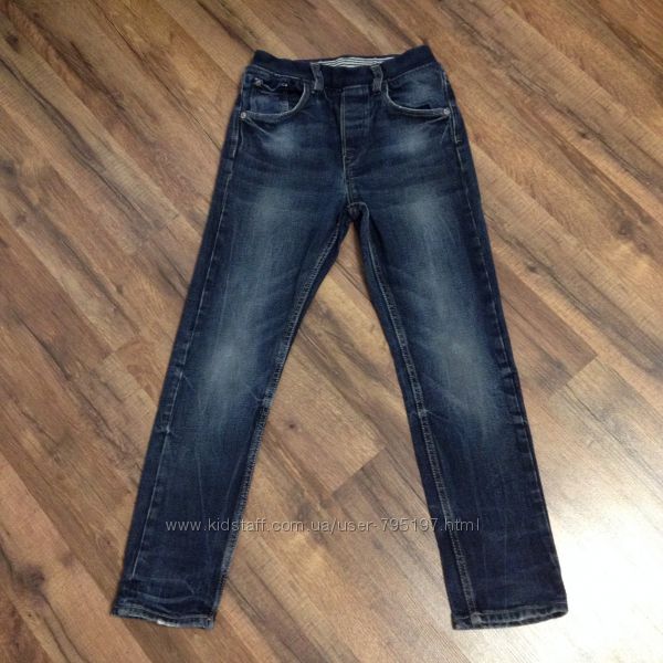 Джинсы Denim by H&M, р. 128, 7-8лет, катон, Бангладеш