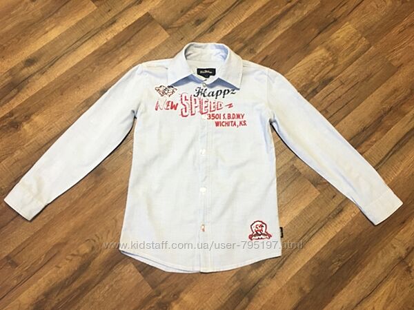 Рубашка Villa Happ для мальчика, рост 128, хлопок