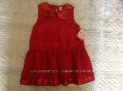 Новое нарядное красное платье ТМ Мах на 2-3 года