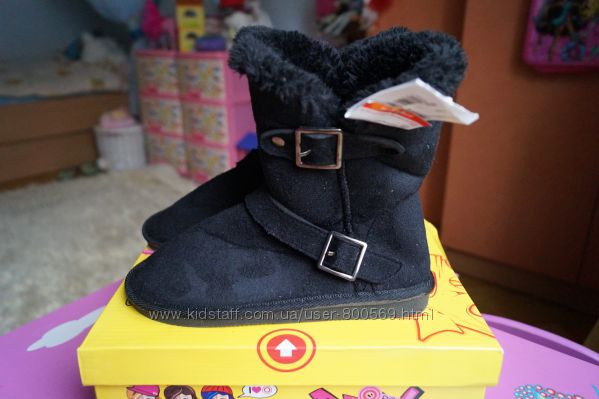 Угги для девочки и мальчика, новые , черные на меху, р. 30, 31
