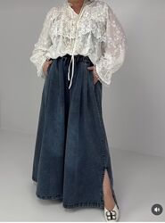 Широкі джинси дуже класні розмір l-3xl