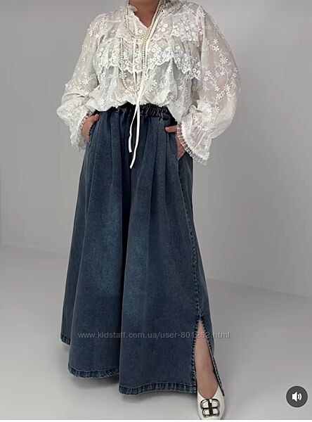 Широкі джинси дуже класні розмір l-3xl