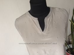 Натуральный шёлк и кашемир&acute роскошная блуза короткий рукав