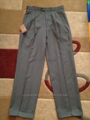Мужские классические брюки Burtons размер 34 Long шерсть Новые