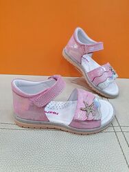 Кожаные босоножки Pinky 26р 511-P