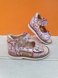 Кожаные босоножки TopKids 21-25р Ортопед 832-03