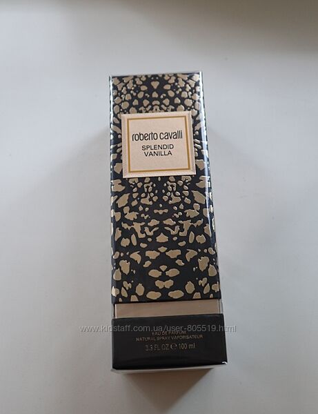 Парфумована вода Roberto Cavalli Splendid Vanilla, оригінал, 100 мл