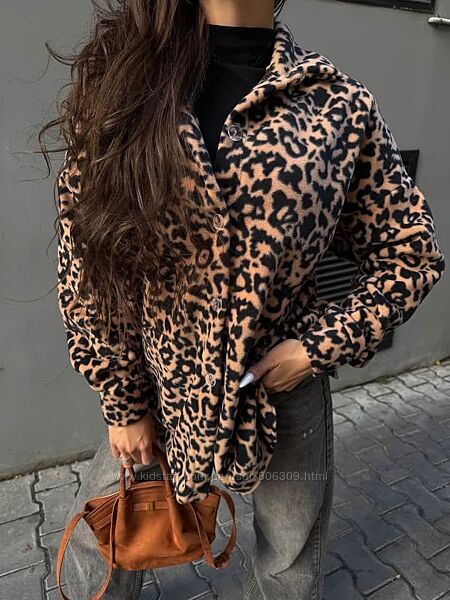 Теплюща флісова сорочка лео