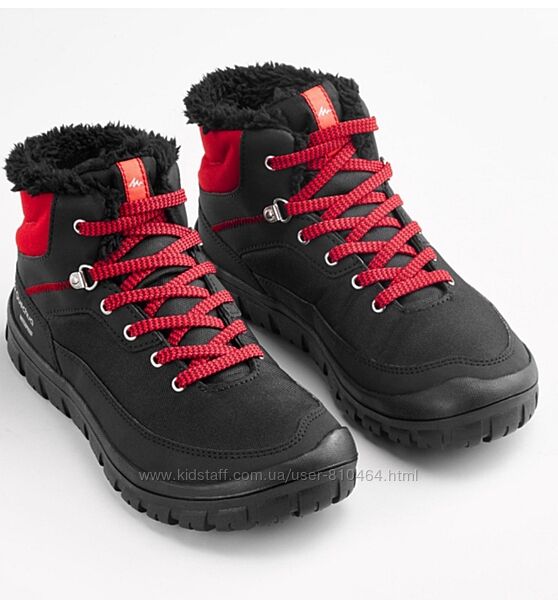 Quechua sh100 warm lace mid водонепроникні утепленні черевики, термо кросів