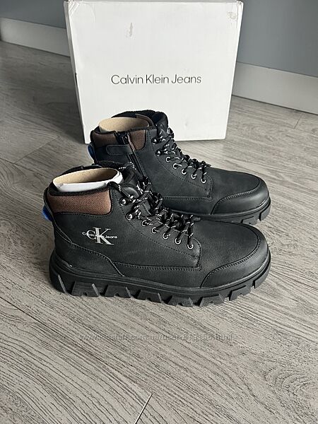 Черевики calvin klein jeans р. 40 ботинки нові оригінал з коробкою