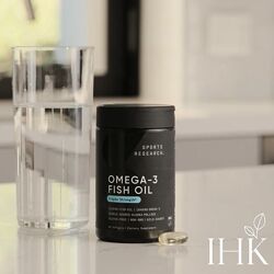 Омега 3 Sports Research, Alaskan Omega-3 fish oil