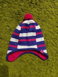 Яркая теплая шапка Adidas , р.49-52