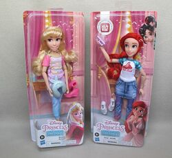 Куклы Аврора и Ариэль пижамки Hasbro Disney Princess Comfy Squad