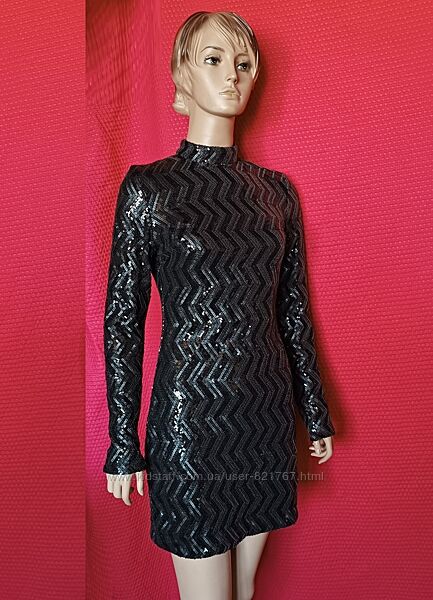 Mistress Rocks Los Angeles Стильне блискуча сукня лелітки паєтки міні