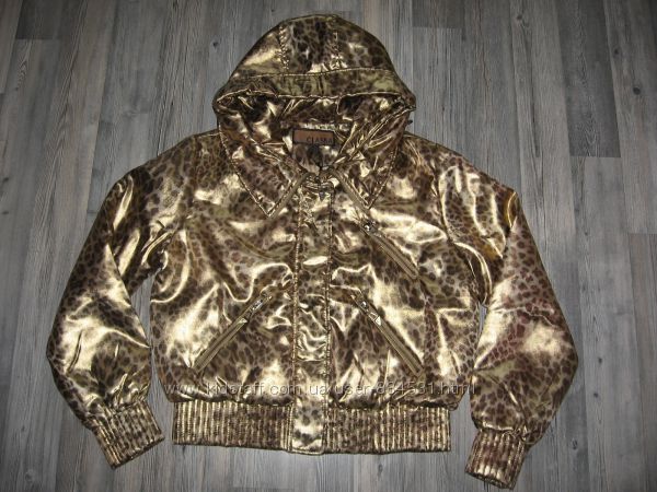 Новая демисезонная куртка, золотая, размер XL