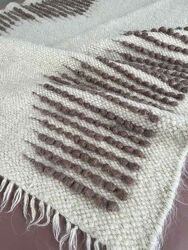 Карпатский шерстяной плед лижнык/ ковер ручной работы 150х200