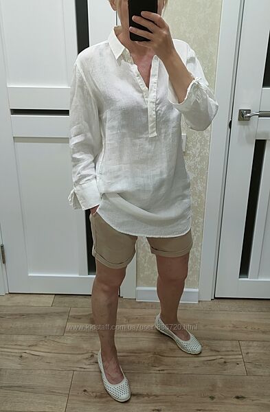 Marc O&acutePolo льон білосніжна блуза