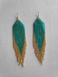 Сережки з бісеру