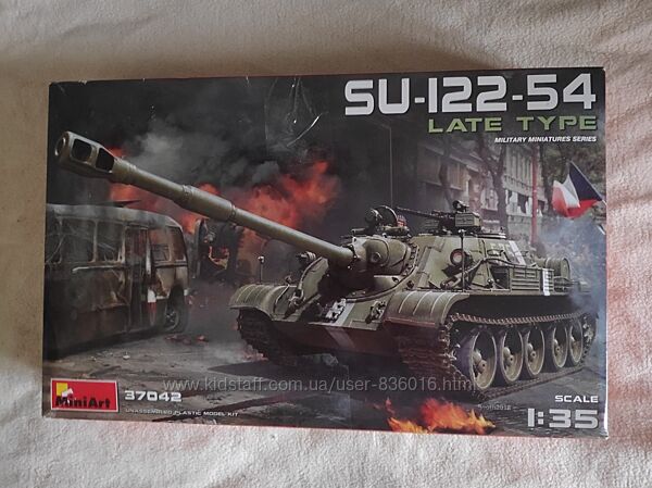 1/35 СУ-122-54 поздний тип, советская САУ MiniArt 37042