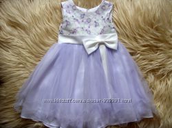 Шикарное нарядное платье для принцессы на 1-3 года. Италия