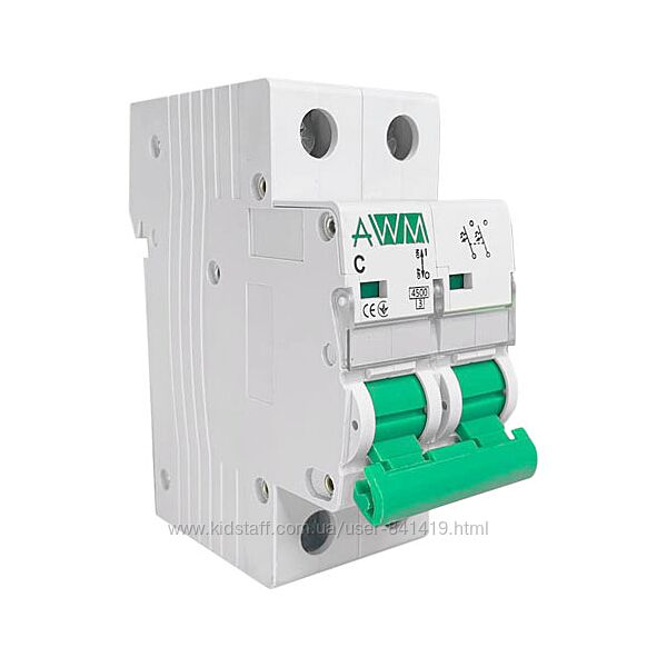 Автоматичний вимикач AWM 40А 2p 4.5kA Опт, Роздріб