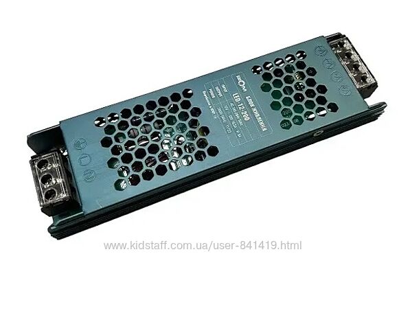 Трансформатор для Led стрічки DC12 200W 16.5А LED-12-200