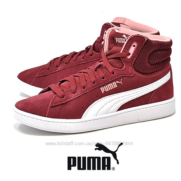 puma vikky v2 mid хайтопи кросівки замш кроссовки пума р. 39