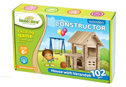 Конструктор Igroteco Будиночок з верандою дерево дерев´яний