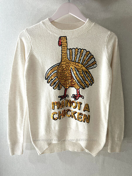 Новий светрик h&m з візерунком із паєток