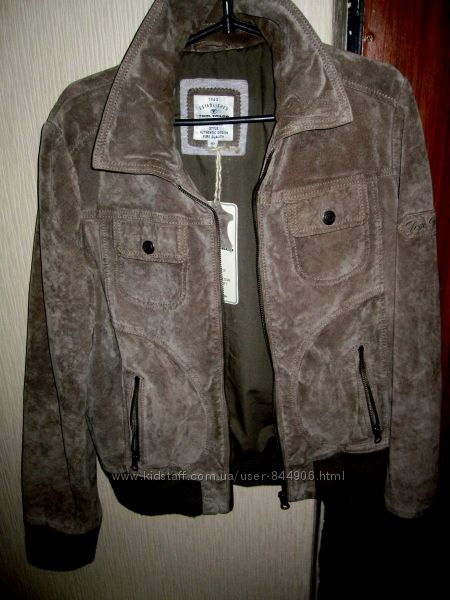 Замшевая куртка немецкого бренда TOM TAILOR, раз написан 42 на наш 4