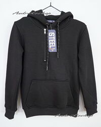 Пайта кофта для хлопців 128-164 см на флісі чорна