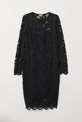 H&M-Шикарное вечернее кружевное женское платье