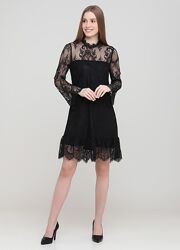H&M-Швеция-Чёрное Кружевное Вечернее Платье
