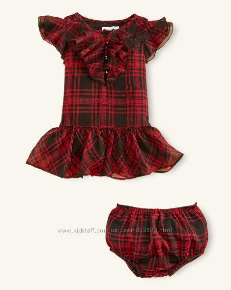Нарядное платье Ralph Lauren р-р 9 мес Оригинал в подарочной упаковке