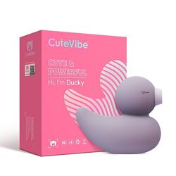 Вакуумний вібратор-качечка CuteVibe Ducky