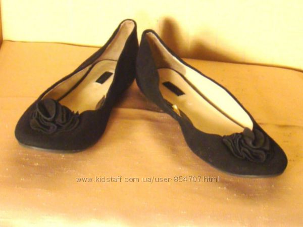 Балетки замшевые размер 37-38