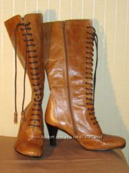 Сапоги женские кожаные демисезонные Clarks размер 40, UK7