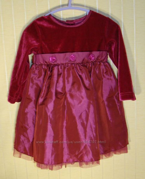 Платье детское нарядное George размер 74-80