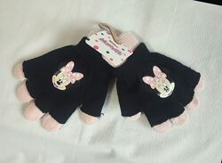 Перчатки зимові для дівчинки Disney Minnie Mouse розмір M, 6-7 років