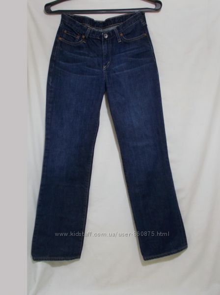 Джинсы прямые темно-синие W29 L30 G-Star Low Hip Straight WMN