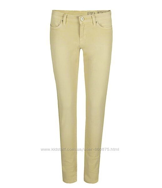 Джинсы супер скинни W27 AllSaints Sheldon Ashby lemon