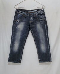 Новые джинсы капри тертые W27 G-star Limit cropped wmn