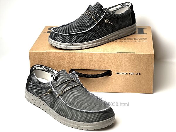 Чоловічі мокасини топсайдери Davis Ergo-Flex Canvas