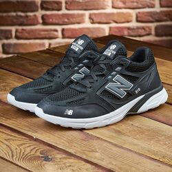 Кроссовки мужские New Balance Black кожа-сетка